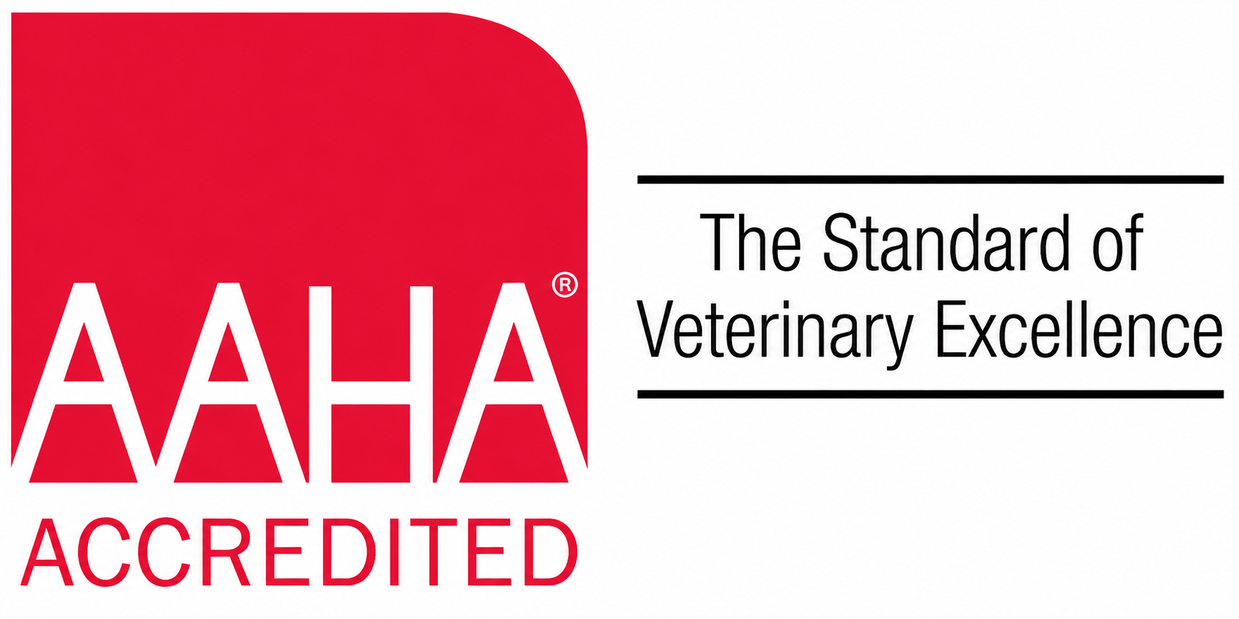 AAHA Accredited, the Standard of Veterinary Excellence